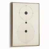 Modern Geometric Electric Art – Minimalist Black & White Wall Decor