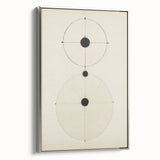 Modern Geometric Electric Art – Minimalist Black & White Wall Decor