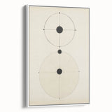 Modern Geometric Electric Art – Minimalist Black & White Wall Decor