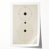 Modern Geometric Electric Art – Minimalist Black & White Wall Decor