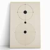 Modern Geometric Electric Art – Minimalist Black & White Wall Decor