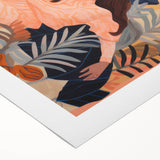 Surreal Electric Art Canvas – Vibrant Tiger & Foliage Wall Decor