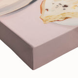 Contemplative Electric Art Canvas – Vibrant Breakfast Scene Wall Decor