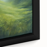 Tranquil Electric Art Canvas – Lush Green Landscape Wall Decor
