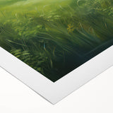 Tranquil Electric Art Canvas – Lush Green Landscape Wall Decor