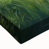 Tranquil Electric Art Canvas – Lush Green Landscape Wall Decor