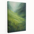 Tranquil Electric Art Canvas – Lush Green Landscape Wall Decor