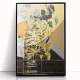 Abstract Electric Art Canvas – Vibrant Floral and Plant Wall Decor