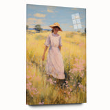 Sunlit Meadow Electric Art Canvas – Serene Countryside Wall Decor