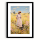 Sunlit Meadow Electric Art Canvas – Serene Countryside Wall Decor