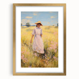 Sunlit Meadow Electric Art Canvas – Serene Countryside Wall Decor