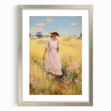 Sunlit Meadow Electric Art Canvas – Serene Countryside Wall Decor