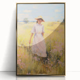 Sunlit Meadow Electric Art Canvas – Serene Countryside Wall Decor