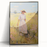 Sunlit Meadow Electric Art Canvas – Serene Countryside Wall Decor