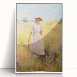 Sunlit Meadow Electric Art Canvas – Serene Countryside Wall Decor