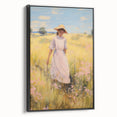 Sunlit Meadow Electric Art Canvas – Serene Countryside Wall Decor