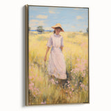Sunlit Meadow Electric Art Canvas – Serene Countryside Wall Decor