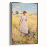 Sunlit Meadow Electric Art Canvas – Serene Countryside Wall Decor
