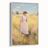 Sunlit Meadow Electric Art Canvas – Serene Countryside Wall Decor