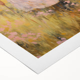 Sunlit Meadow Electric Art Canvas – Serene Countryside Wall Decor