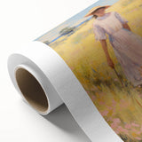 Sunlit Meadow Electric Art Canvas – Serene Countryside Wall Decor