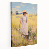 Sunlit Meadow Electric Art Canvas – Serene Countryside Wall Decor
