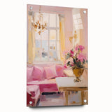 Elegant Pastel Interior Electric Art Canvas – Classic Room Decor