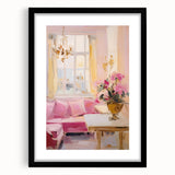 Elegant Pastel Interior Electric Art Canvas – Classic Room Decor