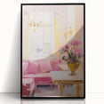Elegant Pastel Interior Electric Art Canvas – Classic Room Decor