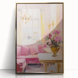 Elegant Pastel Interior Electric Art Canvas – Classic Room Decor