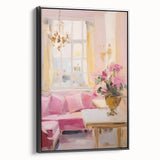 Elegant Pastel Interior Electric Art Canvas – Classic Room Decor