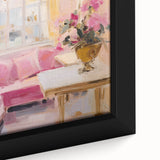 Elegant Pastel Interior Electric Art Canvas – Classic Room Decor