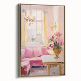 Elegant Pastel Interior Electric Art Canvas – Classic Room Decor