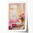 Elegant Pastel Interior Electric Art Canvas – Classic Room Decor