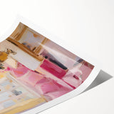 Elegant Pastel Interior Electric Art Canvas – Classic Room Decor