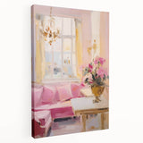 Elegant Pastel Interior Electric Art Canvas – Classic Room Decor