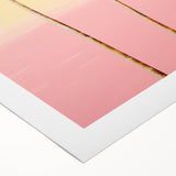 Minimalist Electric Palm Tree Art – Vibrant Electric Wall Canvas Decor