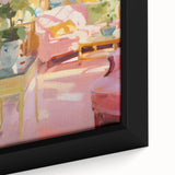 Vibrant Cozy Interior Electric Art Canvas – Pastel Room Decor