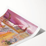 Abstract Electric Wall Art - Vibrant Electric Decor with Dynamic Design