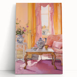 Abstract Electric Wall Art - Vibrant Electric Decor with Dynamic Design