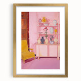 Electric Wall Art - Modern Vibrant Decor with Abstract Vase Display