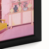 Electric Wall Art - Modern Vibrant Decor with Abstract Vase Display