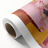 Electric Wall Art - Modern Vibrant Decor with Abstract Vase Display