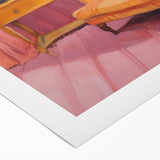 Electric Art Canvas - Vibrant Modern Decor with Floral and Chair Motif