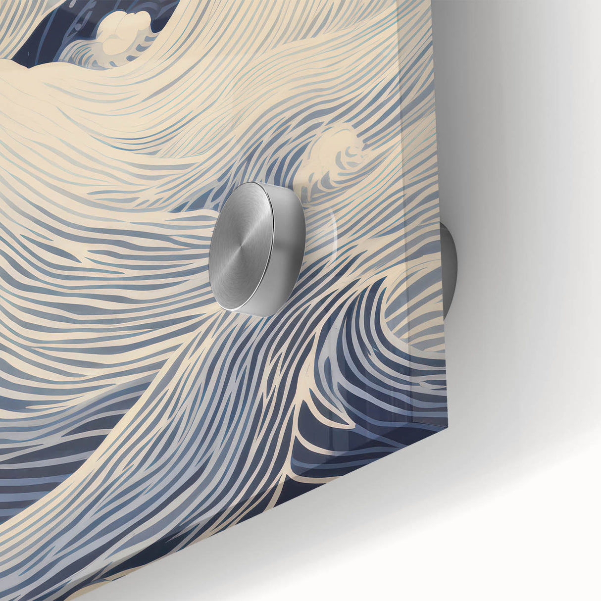 Electric Wave Wall Art - Modern Vibrant Decor with Oceanic Abstract Design