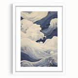 Electric Wave Wall Art - Modern Vibrant Decor with Oceanic Abstract Design