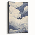 Electric Wave Wall Art - Modern Vibrant Decor with Oceanic Abstract Design