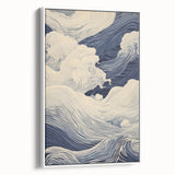 Electric Wave Wall Art - Modern Vibrant Decor with Oceanic Abstract Design