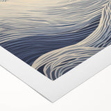 Electric Wave Wall Art - Modern Vibrant Decor with Oceanic Abstract Design