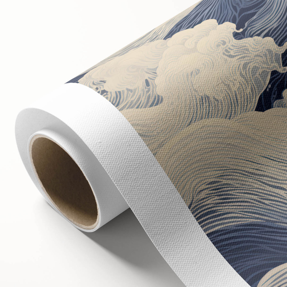 Electric Wave Wall Art - Modern Vibrant Decor with Oceanic Abstract Design